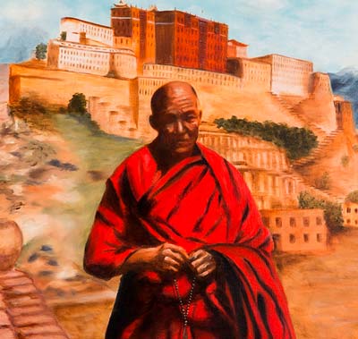 Monk and Palace Painting