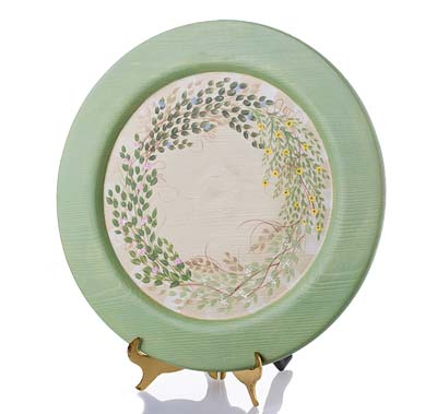 Decorative Flowers Plate